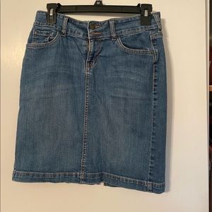 Denim skirt